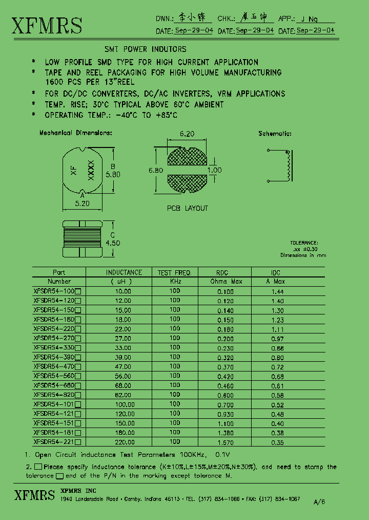 XFSDR54-100_8988866.PDF Datasheet