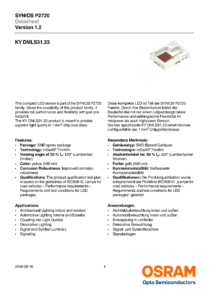KYDMLS3123-8J7L-46-M3W3_8988999.PDF Datasheet