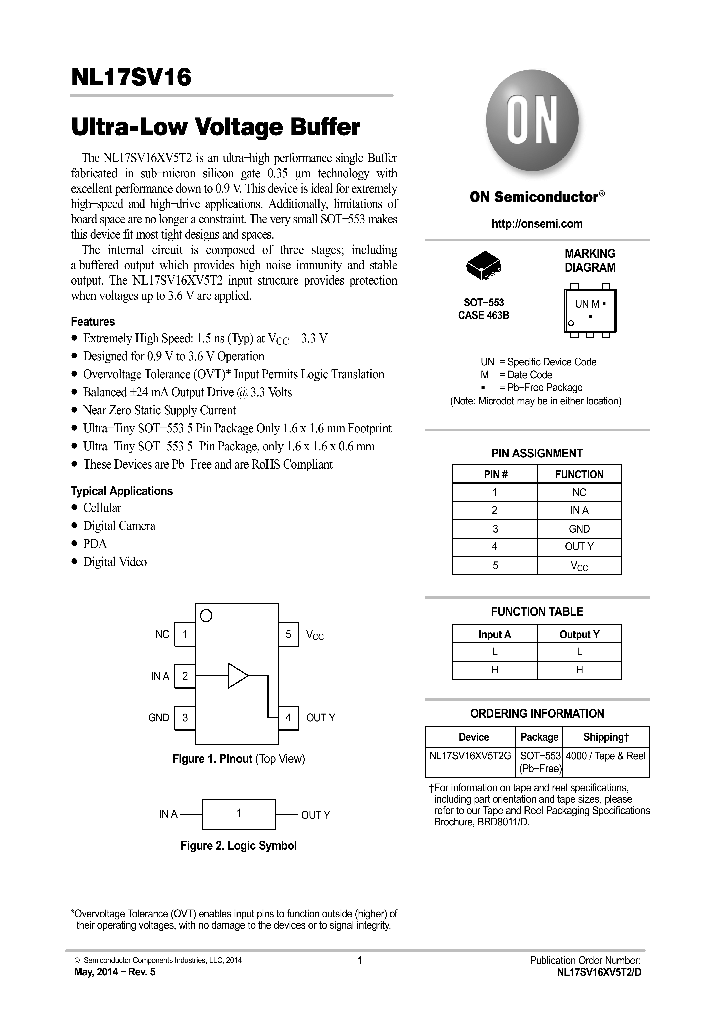 NL17SV16_8990812.PDF Datasheet