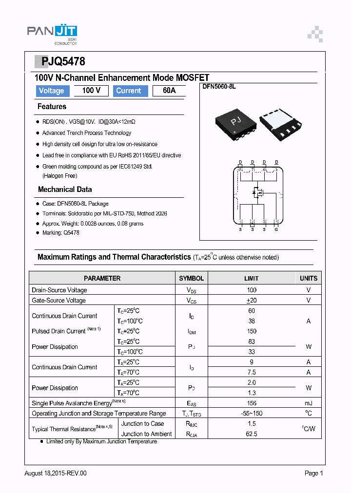 PJQ5478_8993500.PDF Datasheet