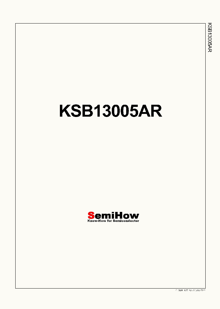 KSB13005AR_8995082.PDF Datasheet