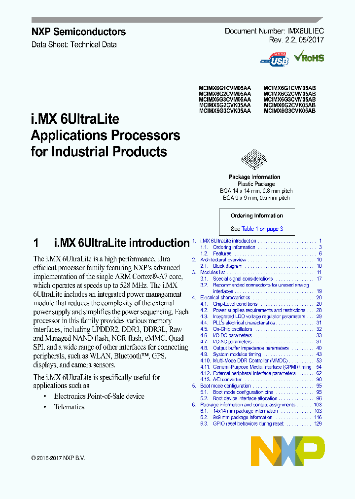 IMX6ULIEC_9000705.PDF Datasheet