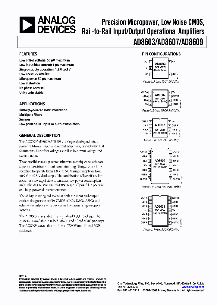 AD8609_9001025.PDF Datasheet