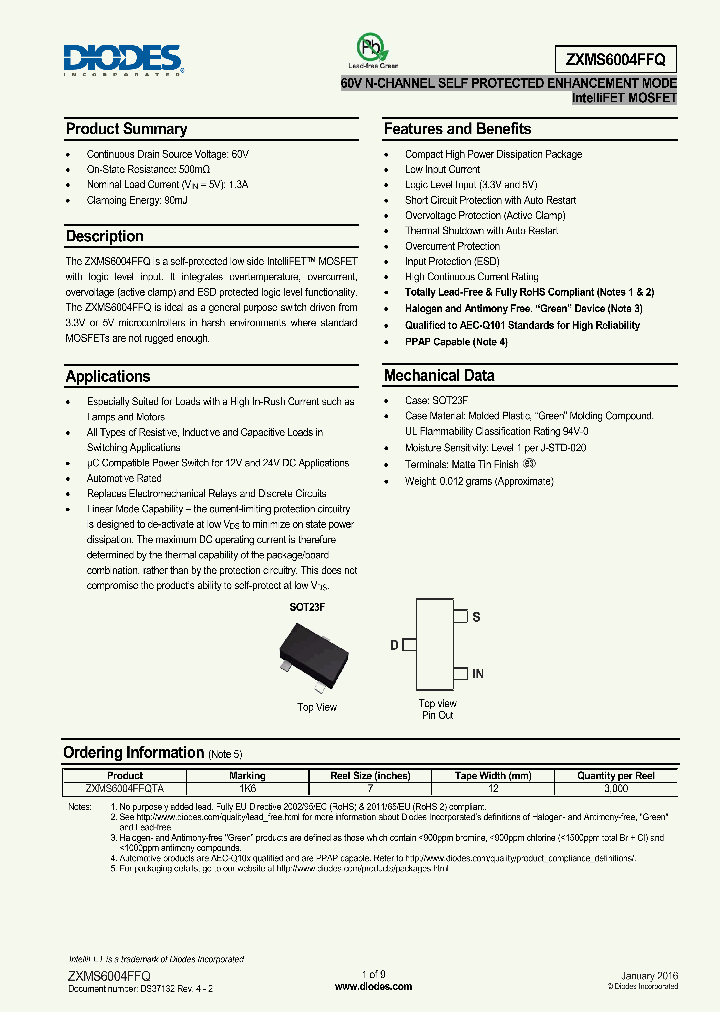 ZXMS6004FFQTA_9006111.PDF Datasheet