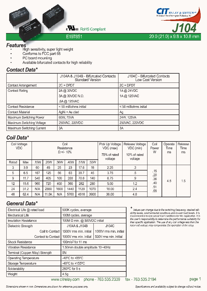 J104A2C48VDC40S_9006645.PDF Datasheet