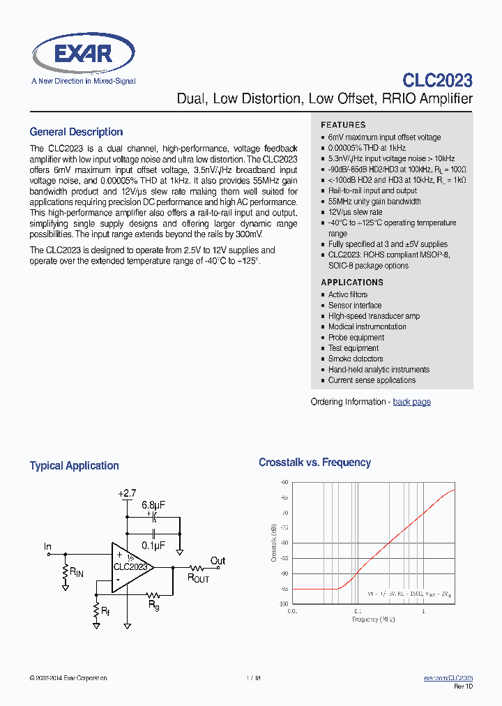 CLC2023IMP8EVB_9007221.PDF Datasheet