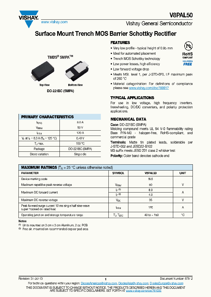 V8PAL50_9008634.PDF Datasheet