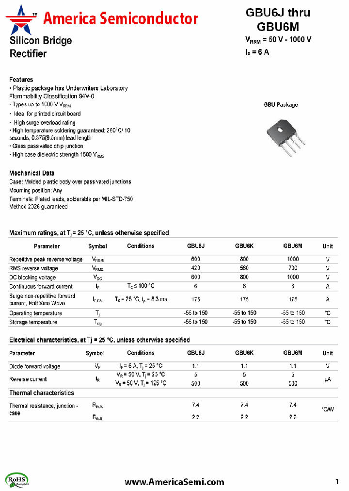 GBU6M_9008932.PDF Datasheet