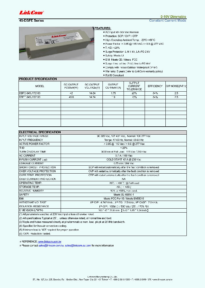 40W-DBFE_9009723.PDF Datasheet