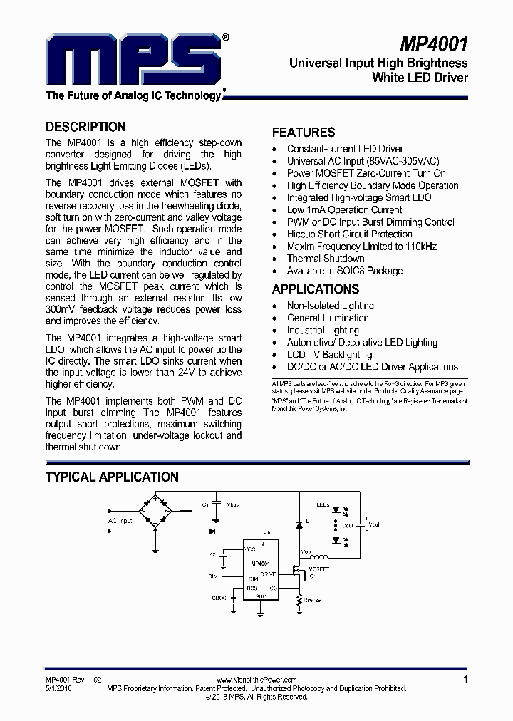 MP4001_9009982.PDF Datasheet