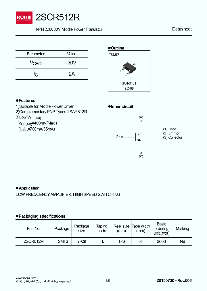 2SCR512R_9011205.PDF Datasheet