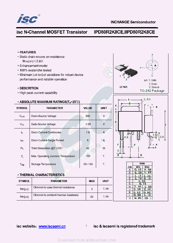 IPD80R2K8CE_9011710.PDF Datasheet