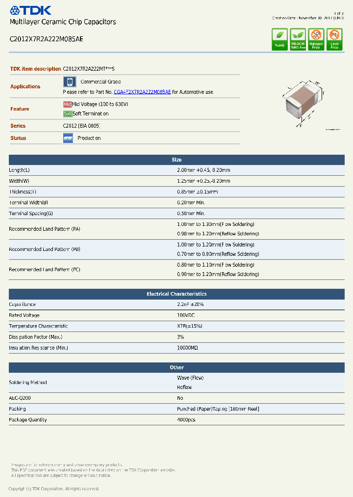C2012X7R2A222M085AE_9014535.PDF Datasheet