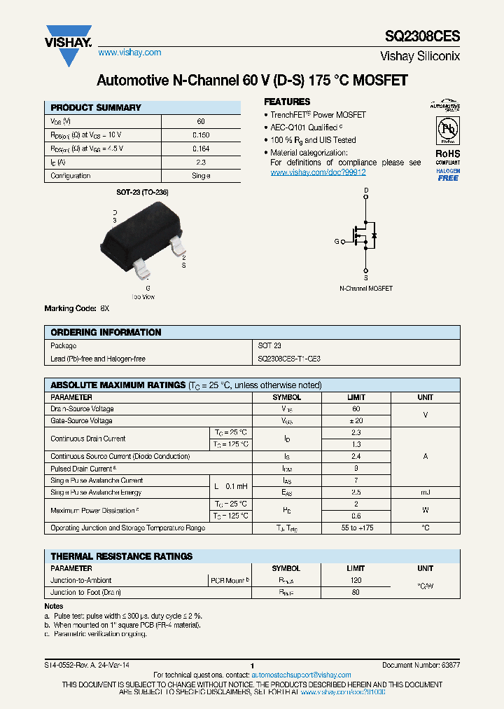 SQ2308CES-15_9014593.PDF Datasheet