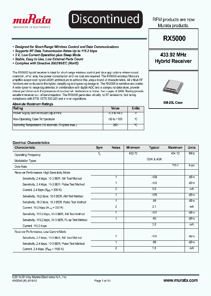 RX5000_9015922.PDF Datasheet