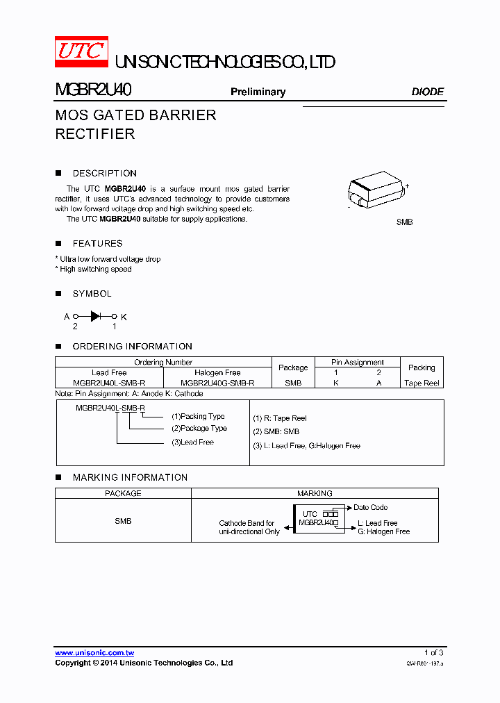 MGBR2U40_9016030.PDF Datasheet