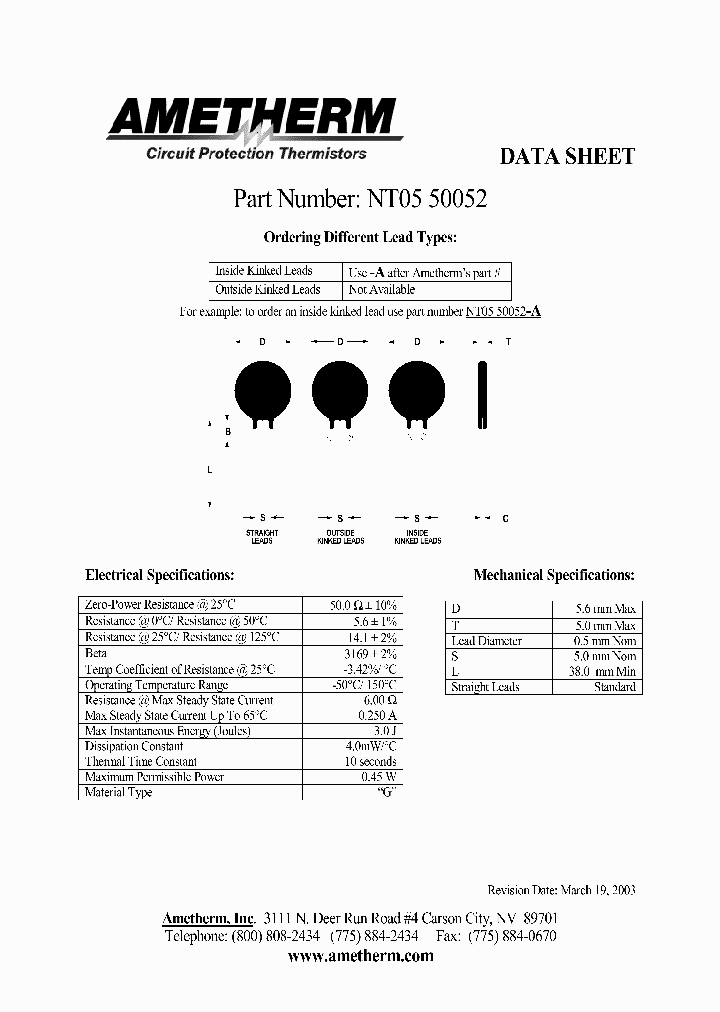 NT0550052_9019972.PDF Datasheet