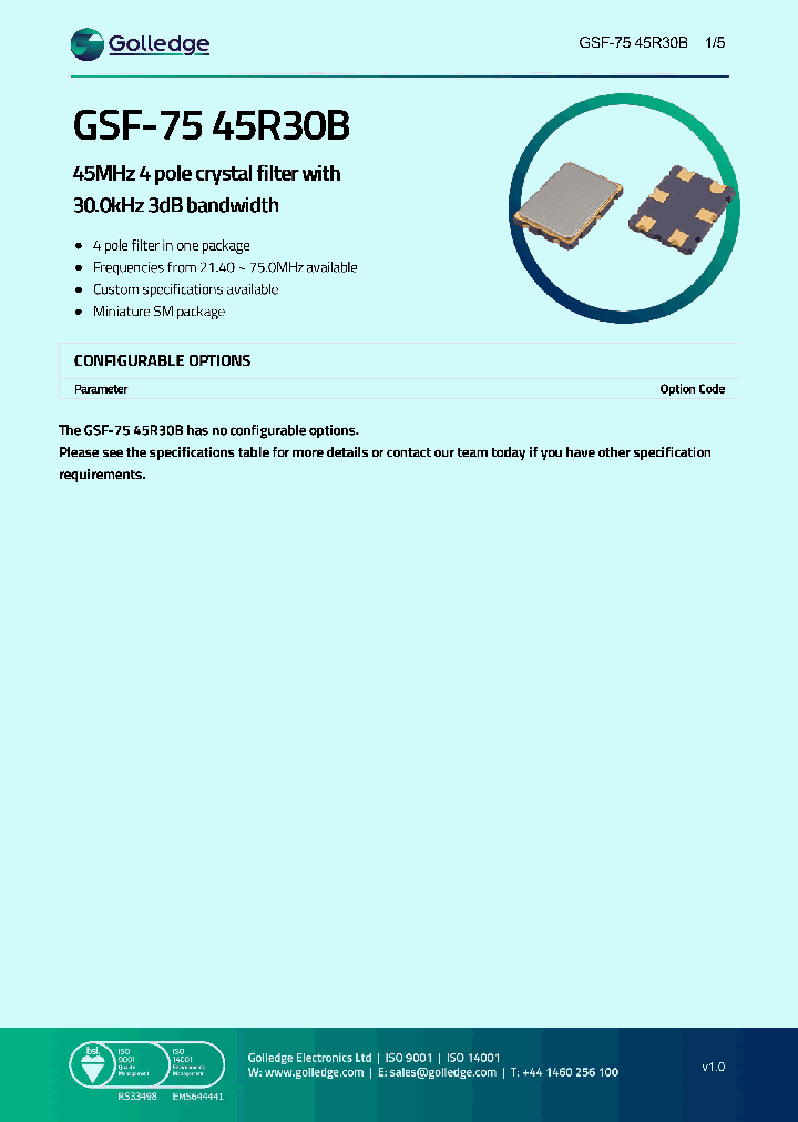 GSF-7545R30B_9024622.PDF Datasheet