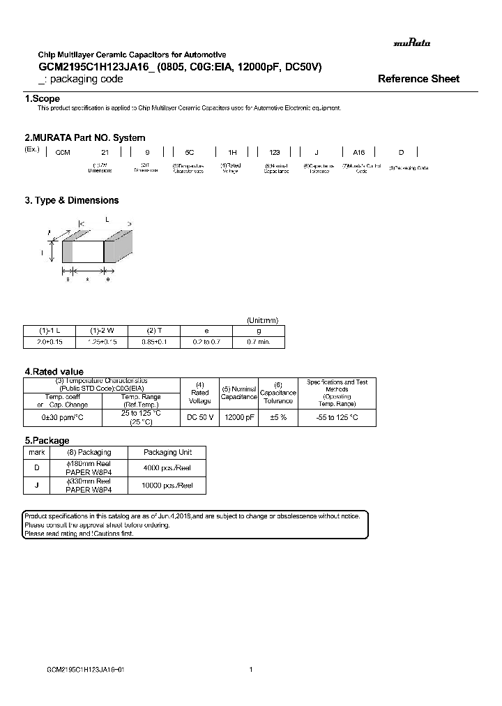 GCM2195C1H123JA16_9025878.PDF Datasheet