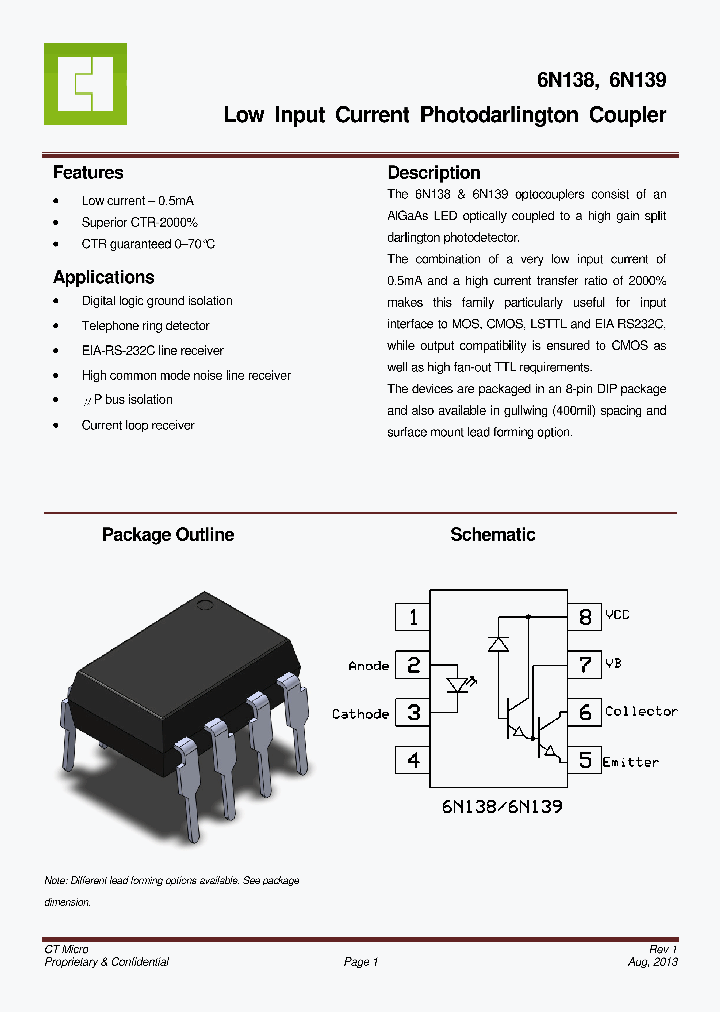 6N138VMT1_9026105.PDF Datasheet