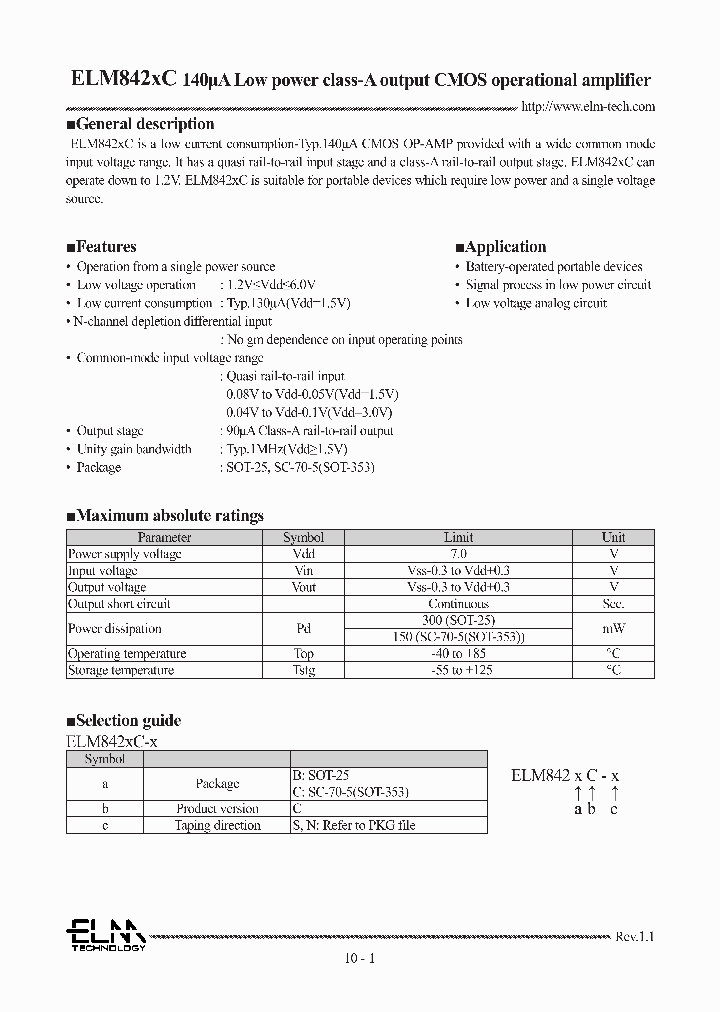 ELM842_9026640.PDF Datasheet