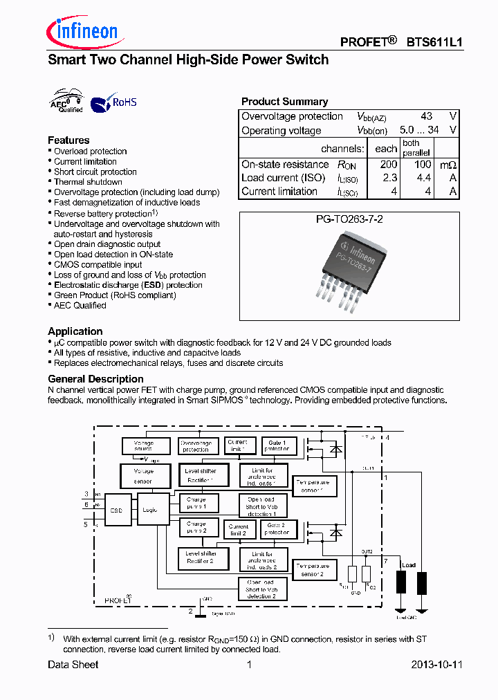 BTS611L1_9027327.PDF Datasheet
