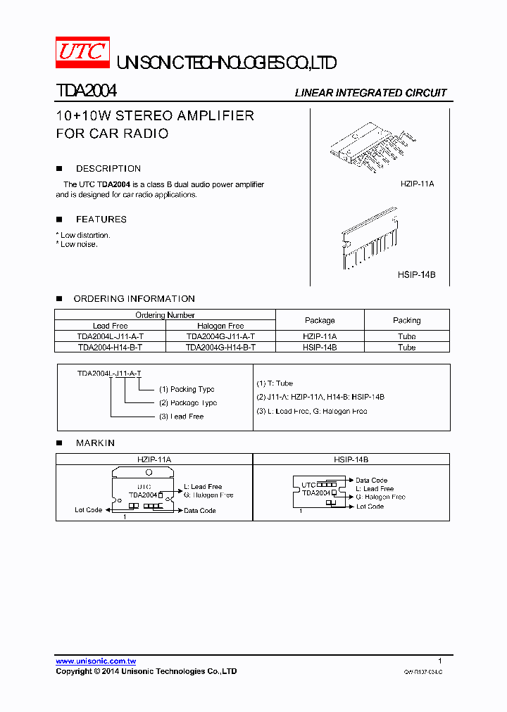 TDA2004-H14-B-T_9028047.PDF Datasheet