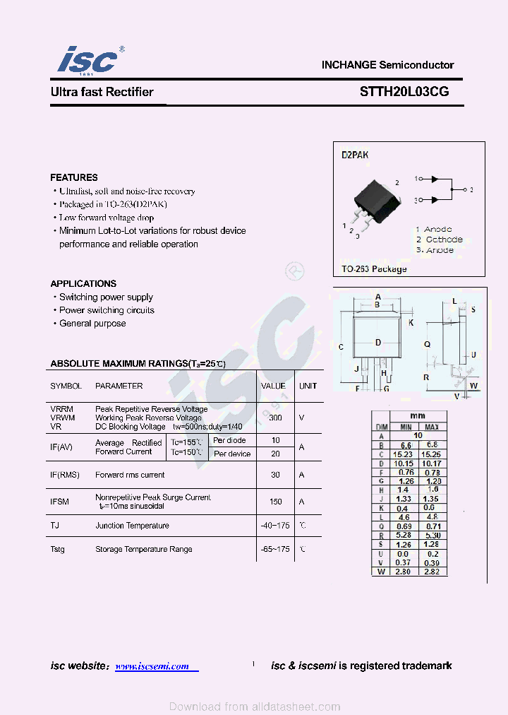 STTH20L03CG_9030088.PDF Datasheet