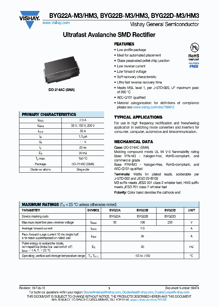 BYG22A-M3_9032166.PDF Datasheet