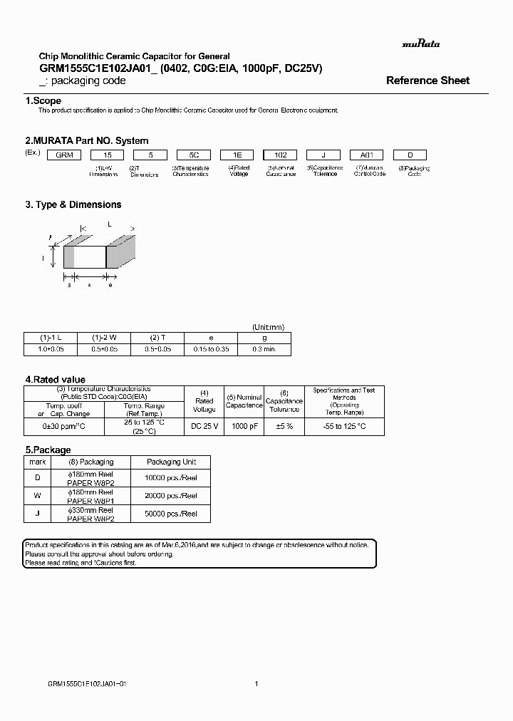 GRM1555C1E102JA01_9032562.PDF Datasheet