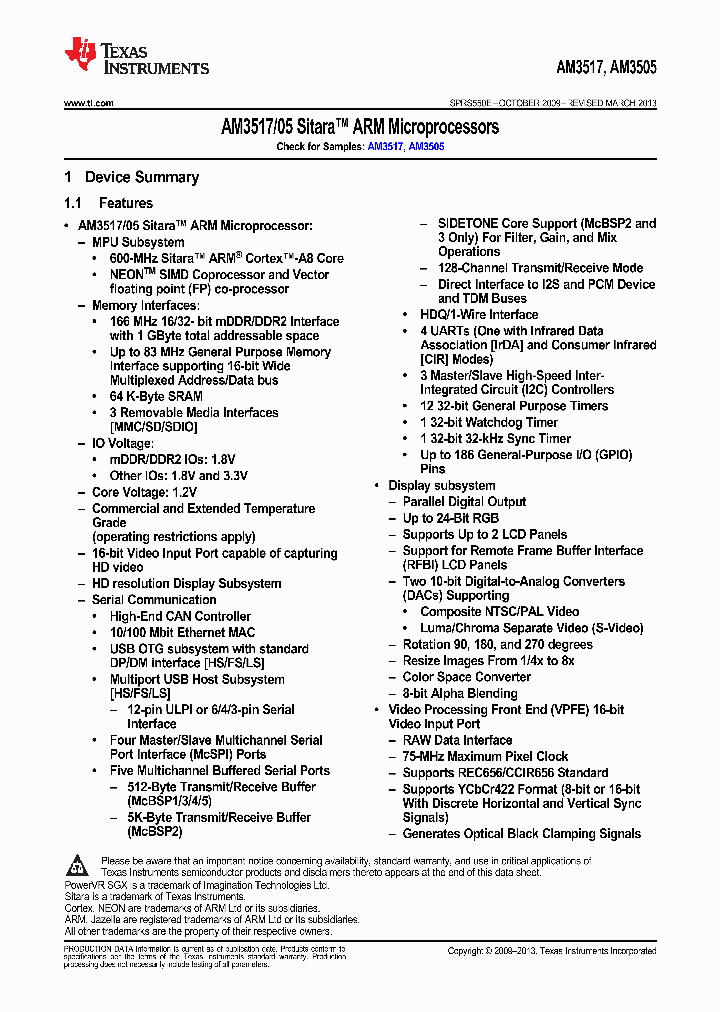 AM3517_9033038.PDF Datasheet