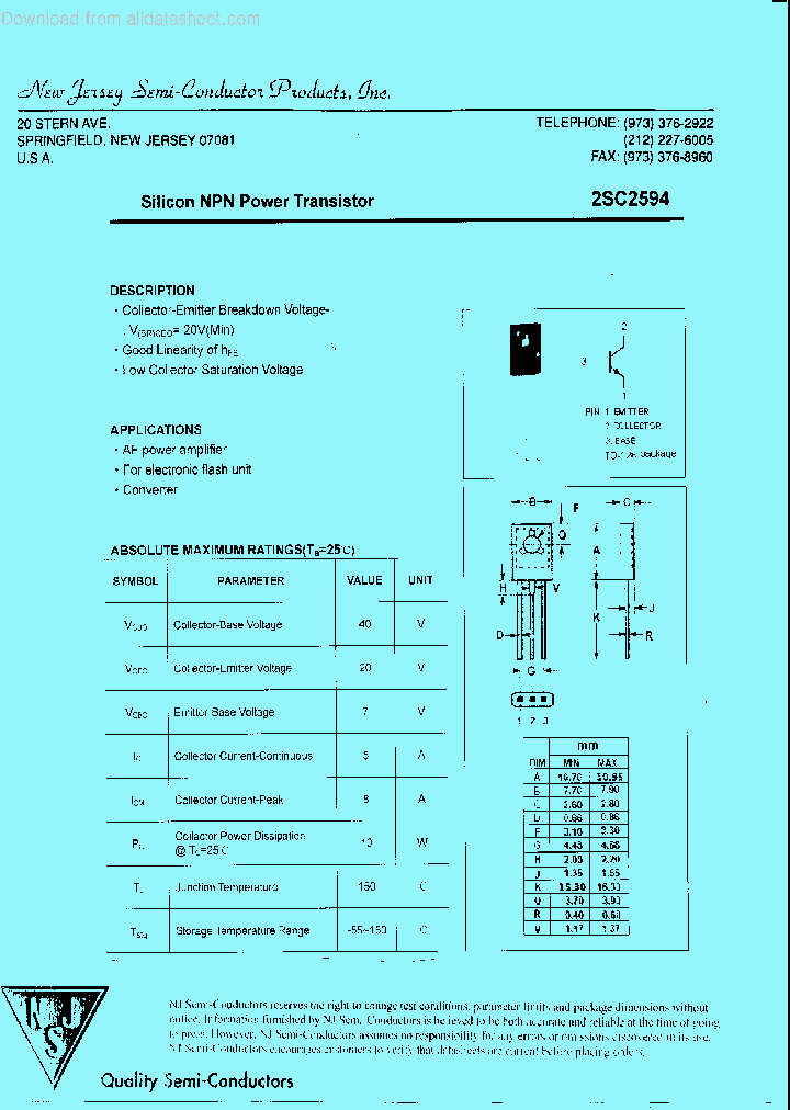 2SC2594_9037191.PDF Datasheet