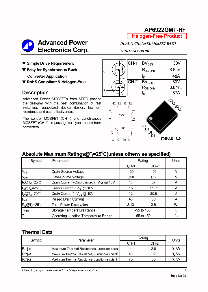 AP6922GMT-HF-16_9039572.PDF Datasheet