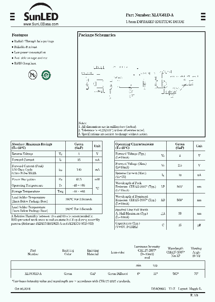 XLUG61D-A_9040917.PDF Datasheet