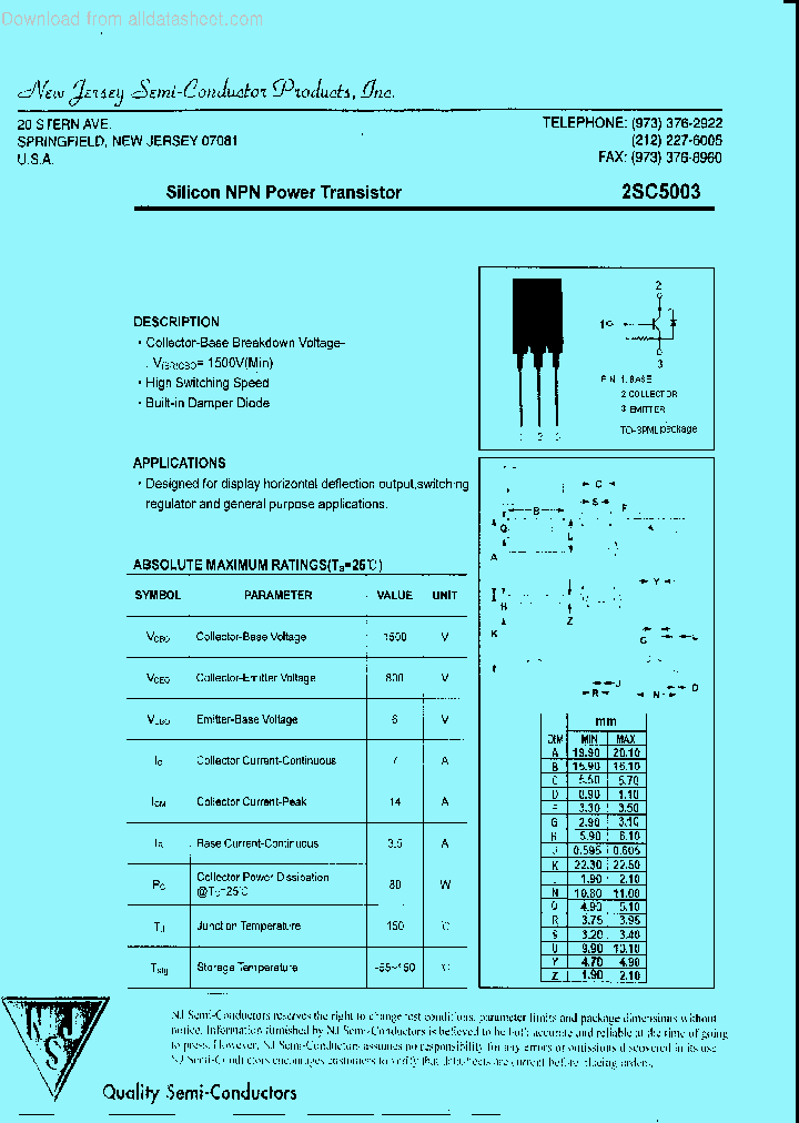 2SC5003_9042900.PDF Datasheet