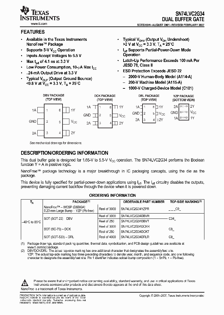 SN74LVC2G34_9048111.PDF Datasheet