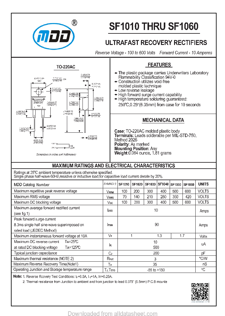 SF1040_9048703.PDF Datasheet