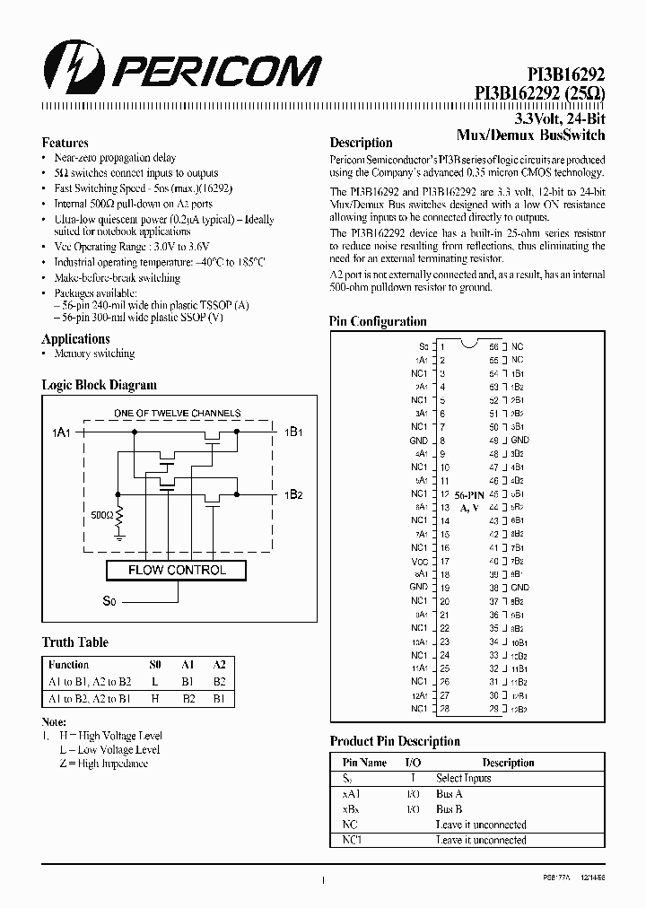 PI3B162292_9051499.PDF Datasheet