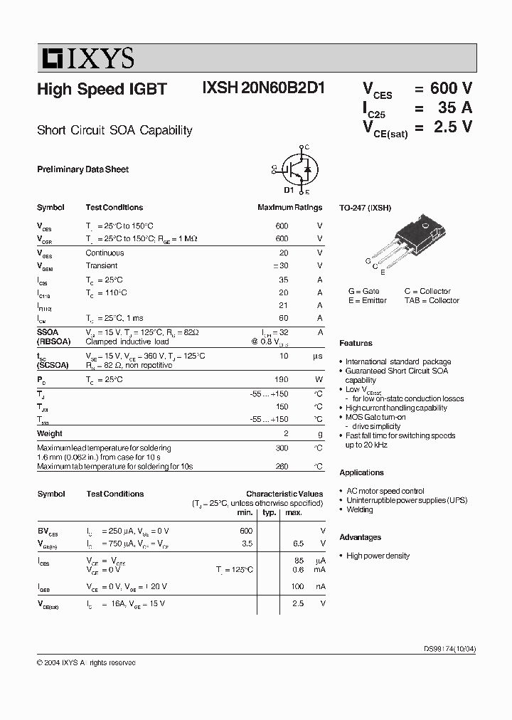 IXSH20N60B2D1_9051812.PDF Datasheet