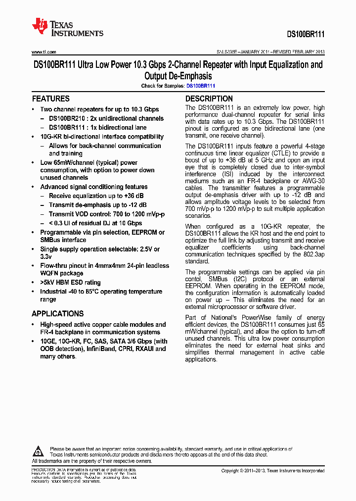 DS100BR111-13_9054447.PDF Datasheet