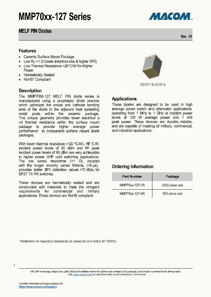 MMP70XX-127_9055978.PDF Datasheet