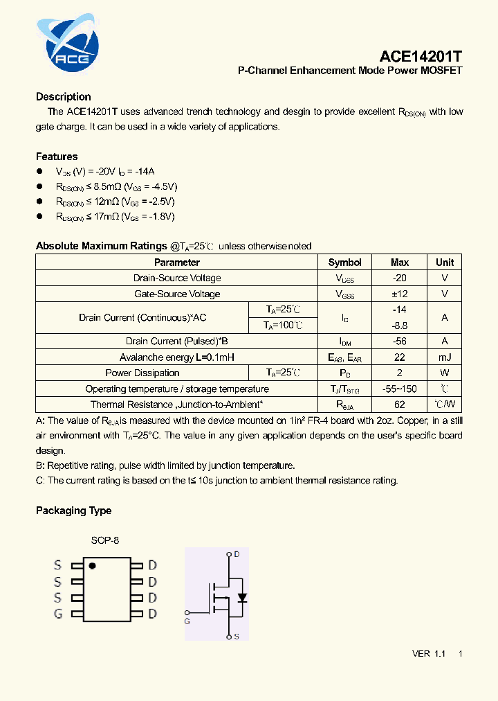 ACE14201T_9056907.PDF Datasheet