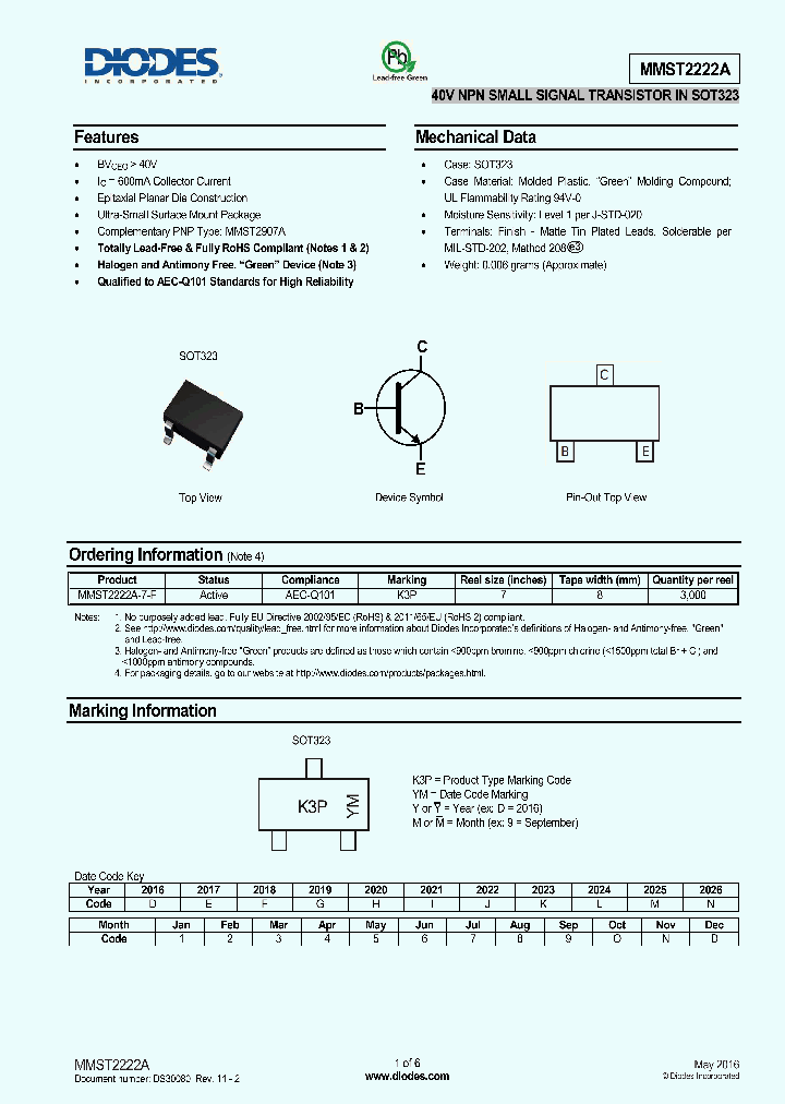 MMST2222A-7-F_9057333.PDF Datasheet