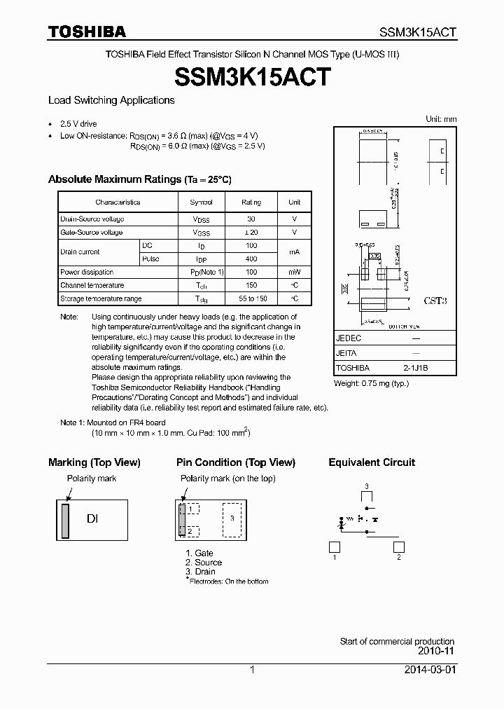 SSM3K15ACT_9059959.PDF Datasheet