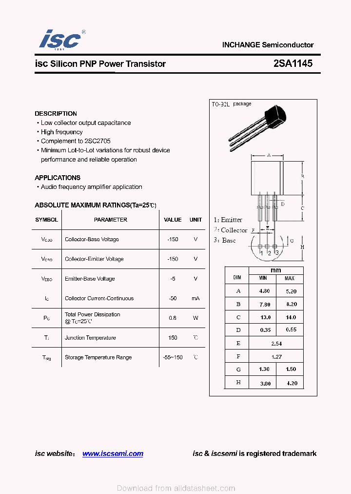 2SA1145_9060015.PDF Datasheet