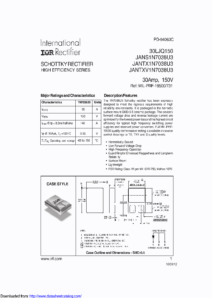 JANS1N7038U3_9060743.PDF Datasheet