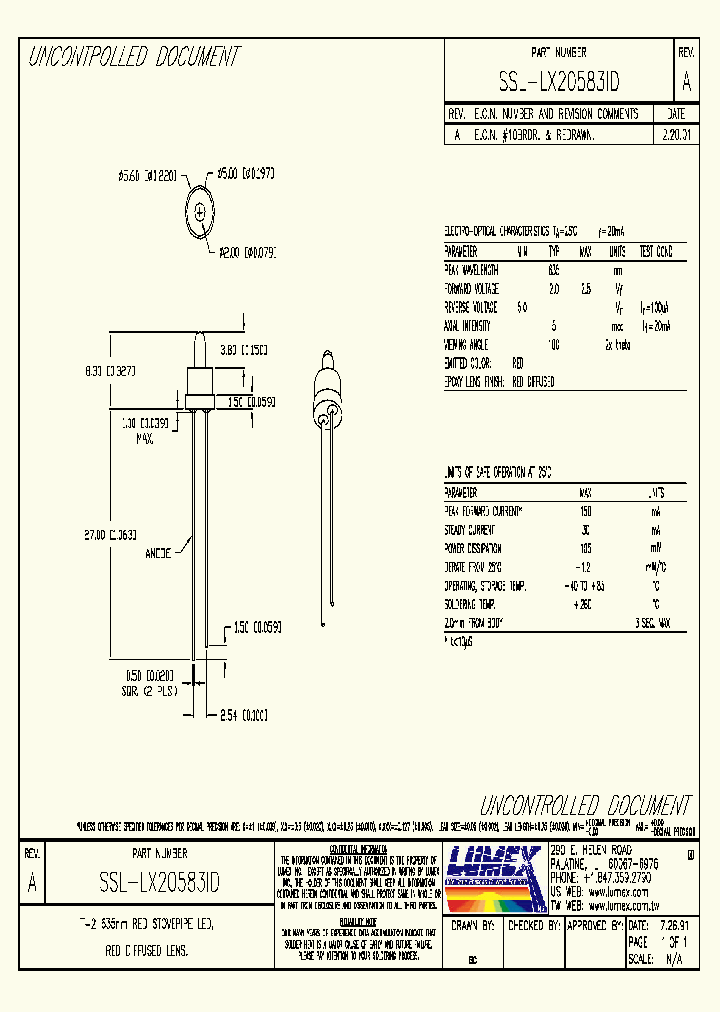 SSL-LX20583ID_9061806.PDF Datasheet