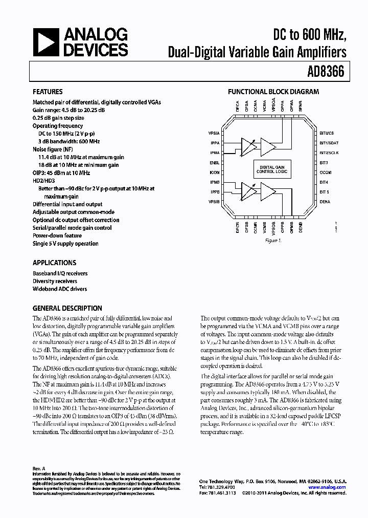 AD8366ACPZ-R7_9062266.PDF Datasheet