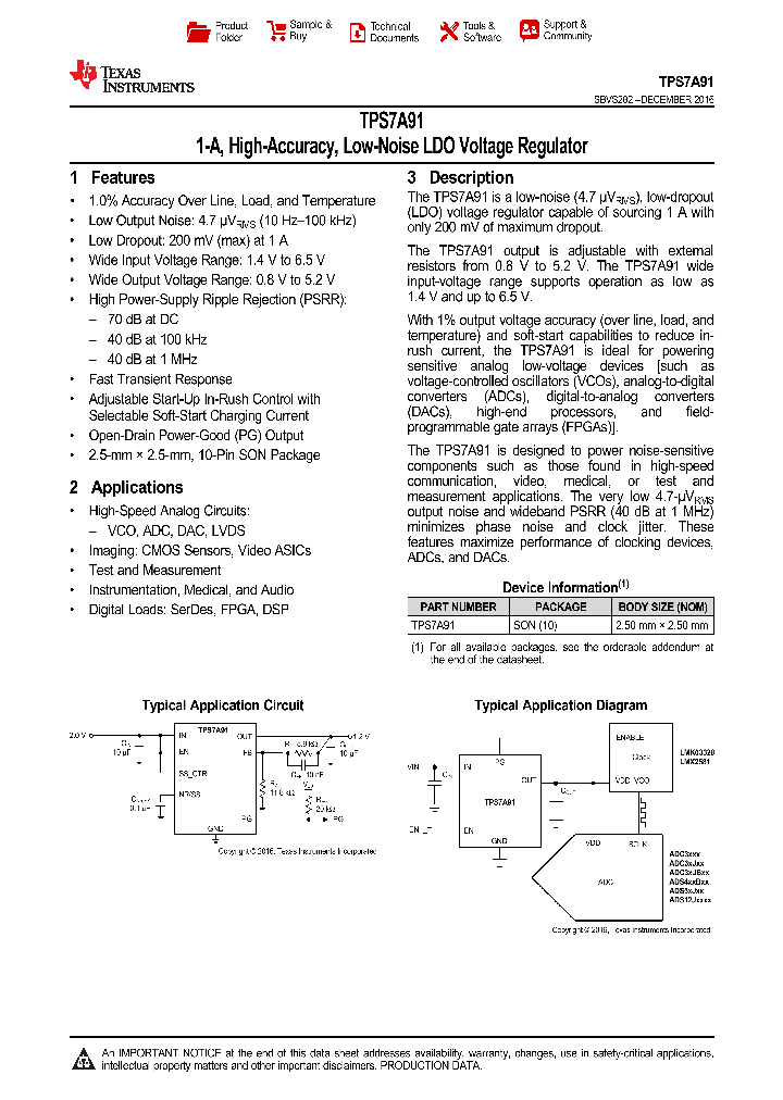 TPS7A91_9062919.PDF Datasheet