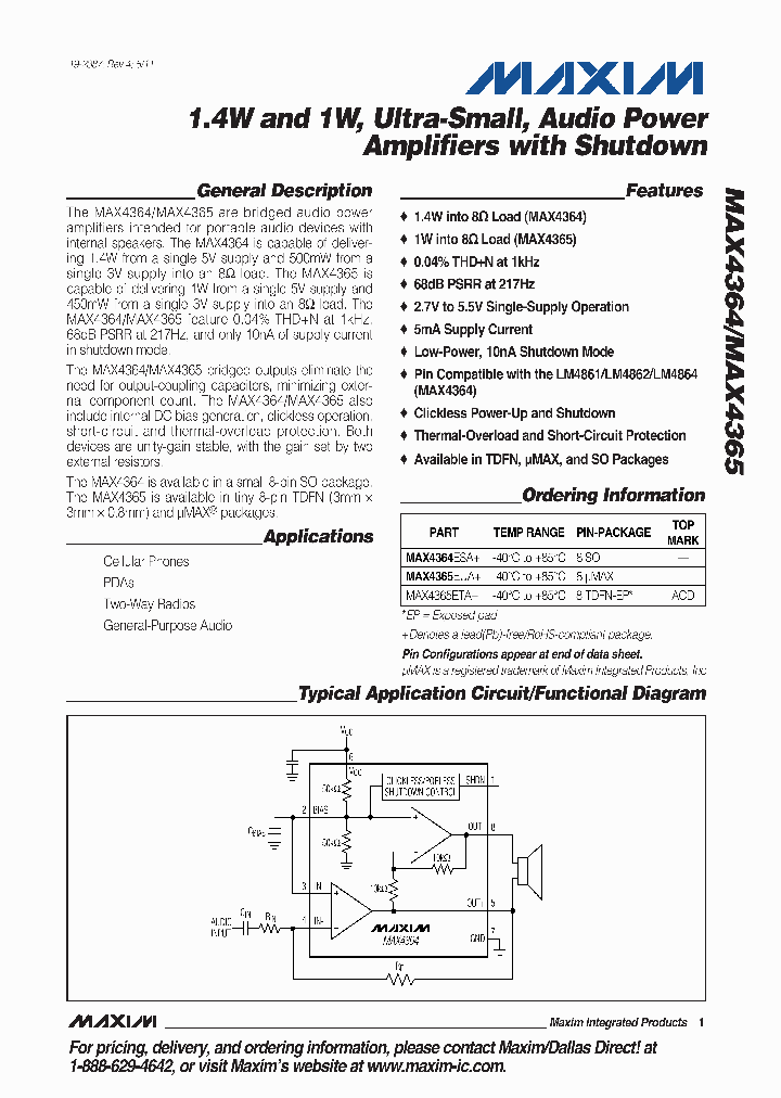 MAX4364-11_9063523.PDF Datasheet